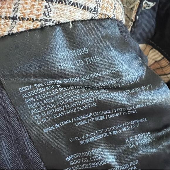 Volcom Plaid Skate Pants Casual 27 - Picture 4 of 9